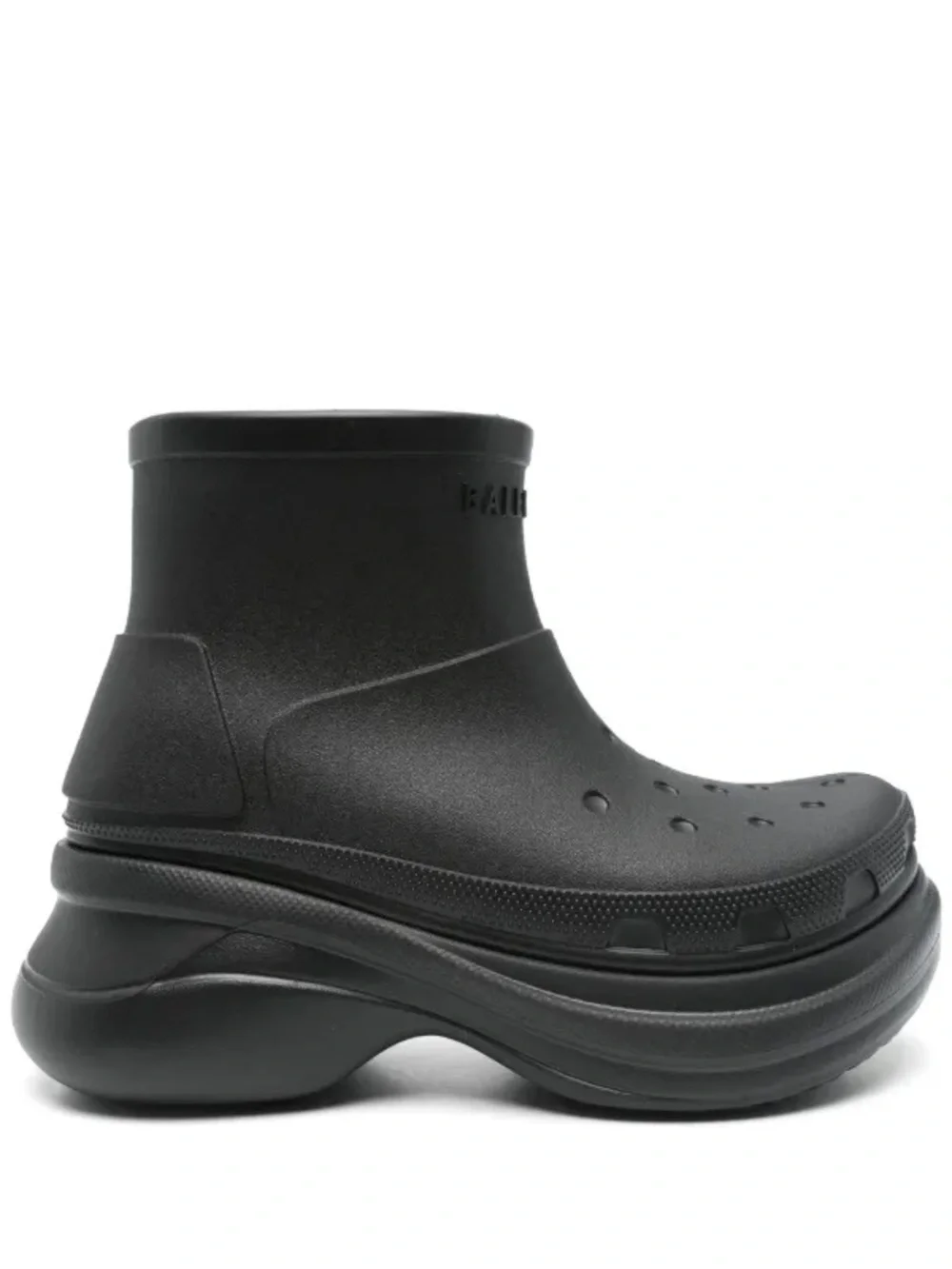 Balenciaga Crocs Black Ankle Rain Boots 41